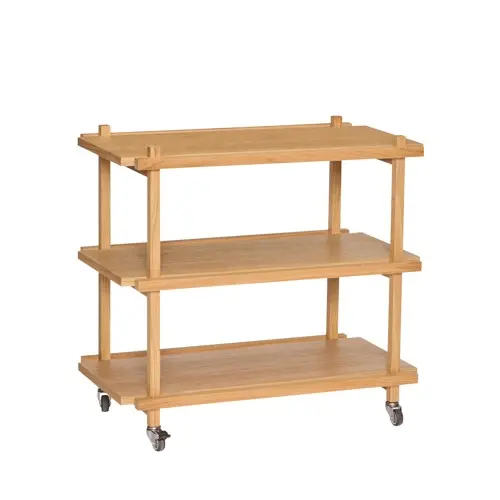 Hübsch - Crayon Trolley - Natural - 70x38xh70cm