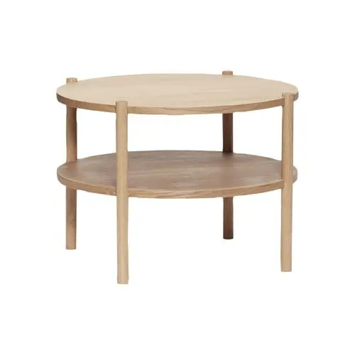 Hübsch - Acorn Coffee Table - Round Natural - ø64xh44cm