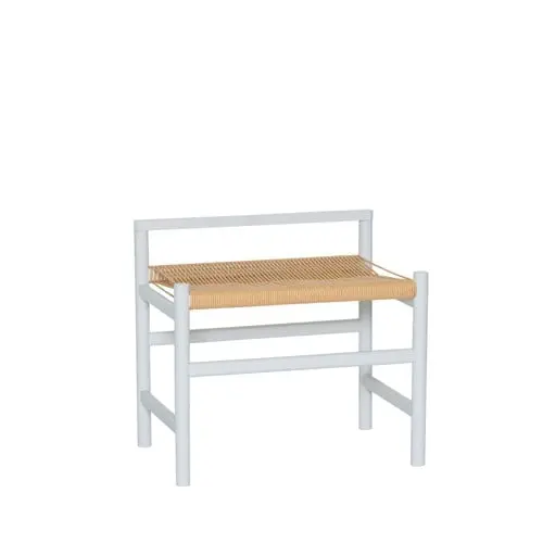 Hübsch - Heritage Bench Small - Light grey - 60x40xh55cm