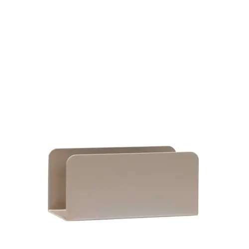 Hübsch - Clutch Magazine Holder - Sand - 15x7xh7cm
