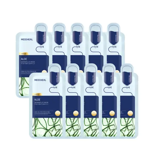 Mediheal - Dermaplus Aloe Mask - 10 pcs.
