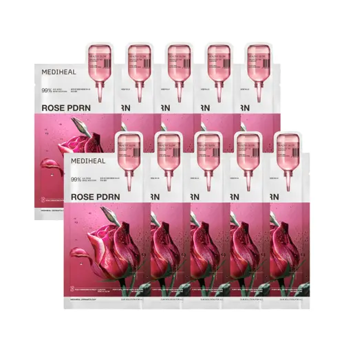 Mediheal - Rose PDRN Essential Mask Healthy Glow - 10 pcs.