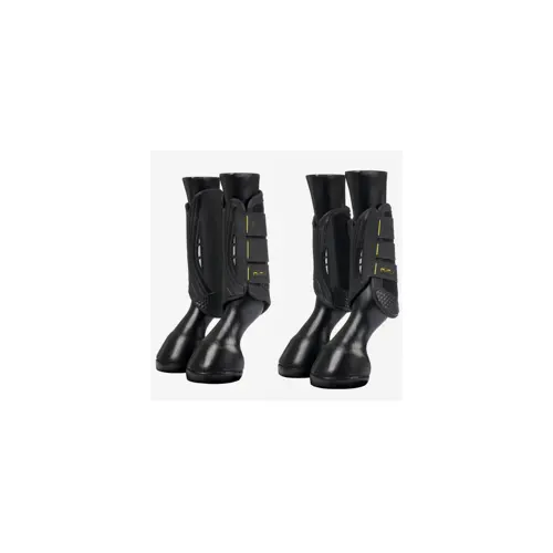 LeMieux - MIMsafe XC Boots Set – Front & Hind – Black – Large