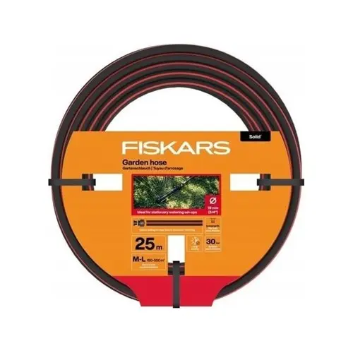 Fiskars - SOLID Hageslange 3/4" 19mm 25m - Holdbar Slange til Vanning