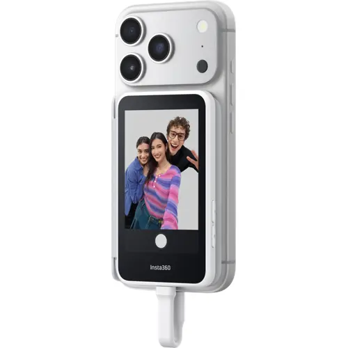 Insta360 - Snap Selfie Screen - Profesjonelle selfies med hovedkameraet - USB-C skjerm for smarttelefon