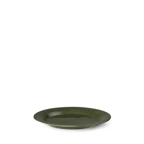 Kähler - Hammershøi Oval bord skål - Dark green - 28.5x22.5 cm