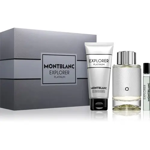 Montblanc Explorer Platinum 100ml EDP Spray / 7.5ml EDP / 100ml Shower Gel