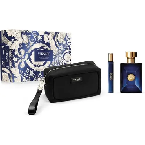 Versace Dylan Blue 100ml EDT Spray / 10ml EDT Spray / Toiletry Bag