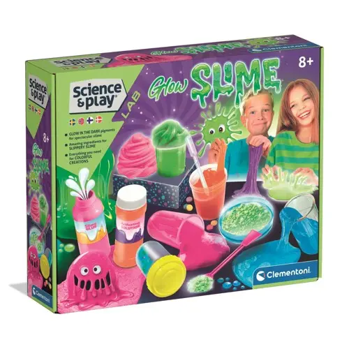 Clementoni - Fluo Slime Set (I-78396)
