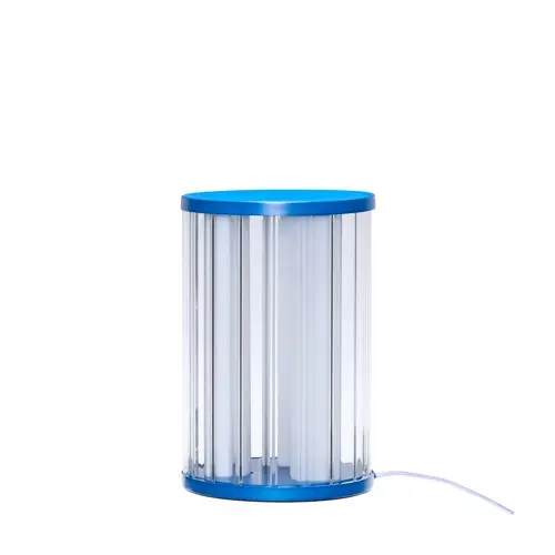 Hübsch - Aru Table Lamp - Blue - ø20xh30cm