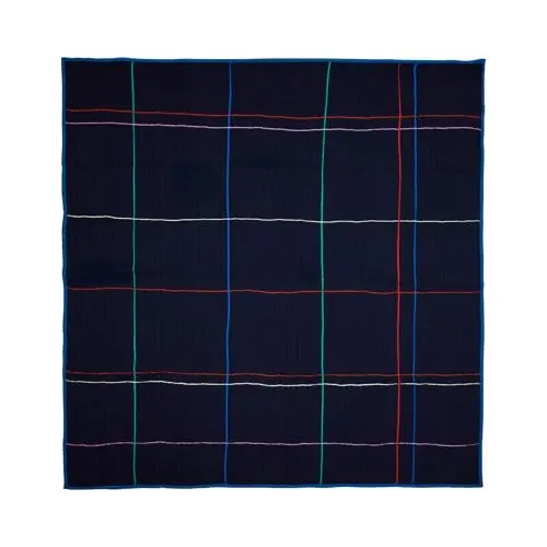 Hübsch - Sen Bedspread - Dark blue - 260x260cm