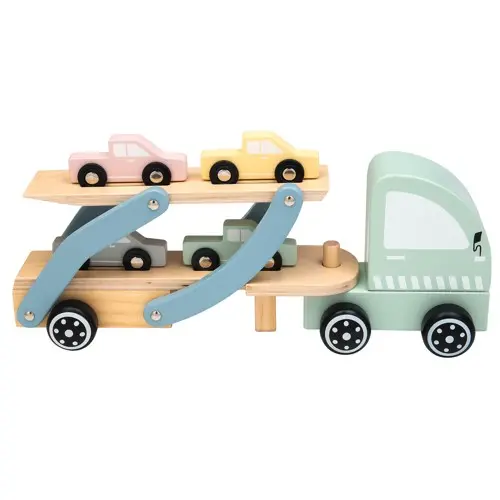 Kinder and Kids - Biltransportør med Biler (4 stk.)