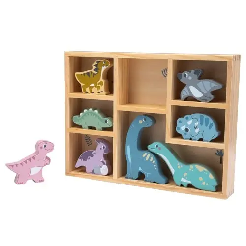 Kinder and Kids - Dinosaur i Trekasse (8 stk.)