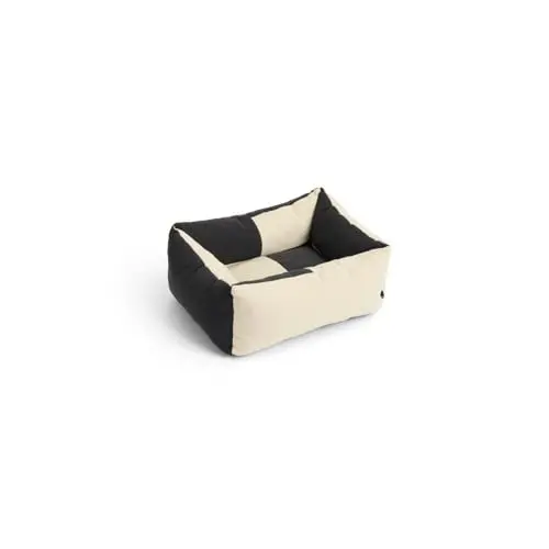 HAY - Hundekurv Zip X-Small - B43 x L52 x H21 cm - Svart & Hvit