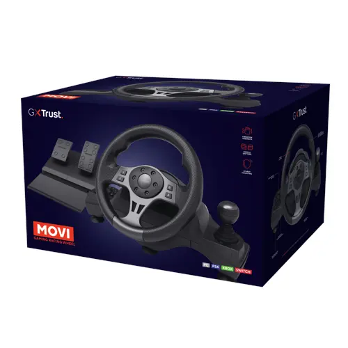 Trust GXT289 Movi - Wheel, gamepad and pedals set - Sony PlayStation 4