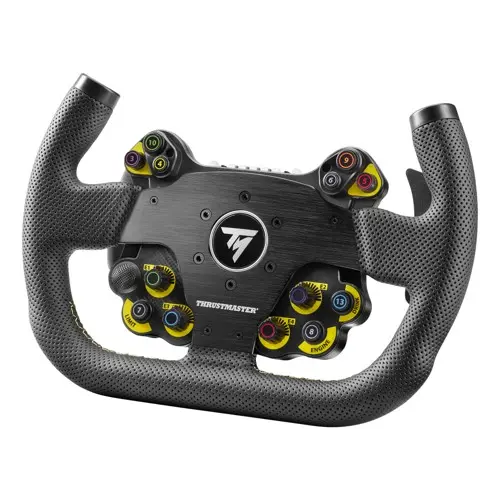 Thrustmaster - EVO Racing 31U Leather - Kryptonite Yellow - 12.2 inches