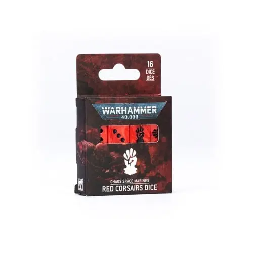 Warhammer - Accesories - Red Corsairs Dice (16 Pack)