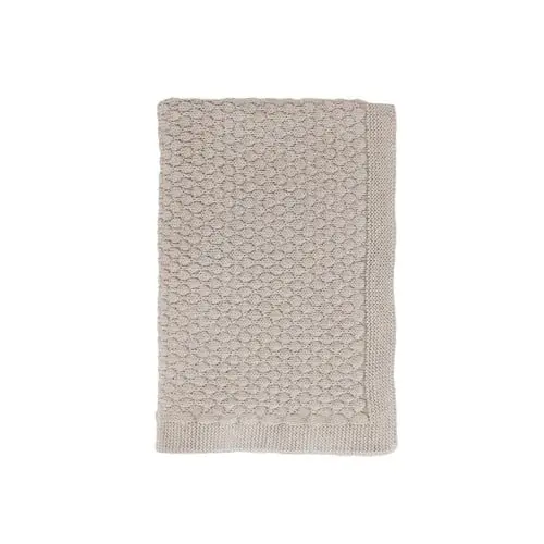 Ooh Noo - Bubbles Baby Blanket - Cream - 75x95 cm