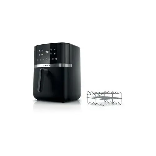 Bosch MAF462B1 Serie 4 Airfryer 6,1L – 9-i-1, Dobbel Oppvarming, Tining & Grillsett, Sort