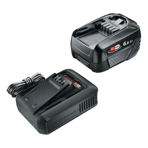 Bosch - 18V startsett – AL 18V-44 lader og 6,0 Ah batteri for maksimal driftstid