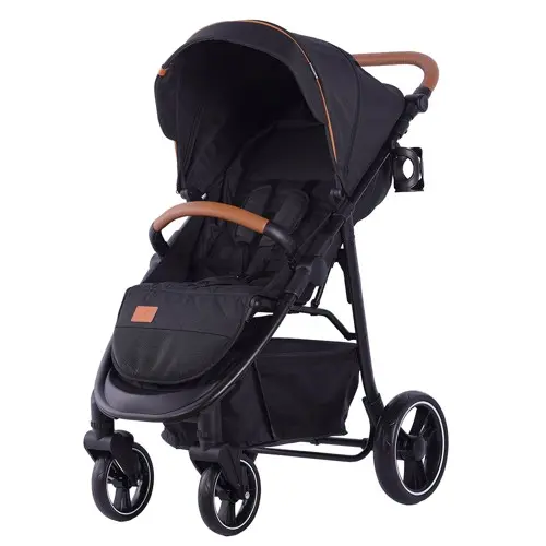 Babytrold - Malaga Stroller - Night black - 87 x 43 x 58 cm