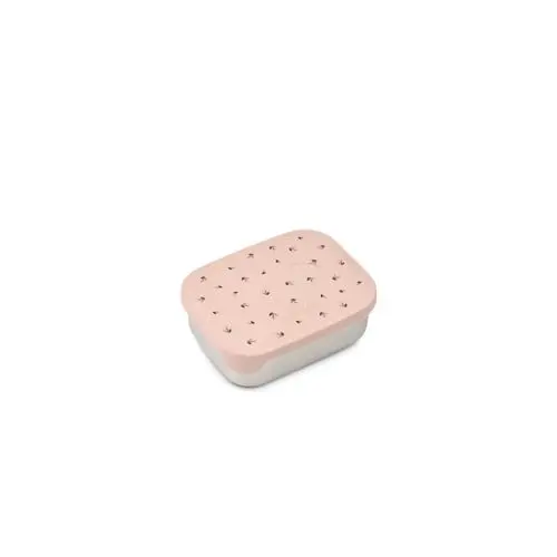 Arthur Matboks i rustfritt stål med flere rom - Mini Cherry Heart/Rosey