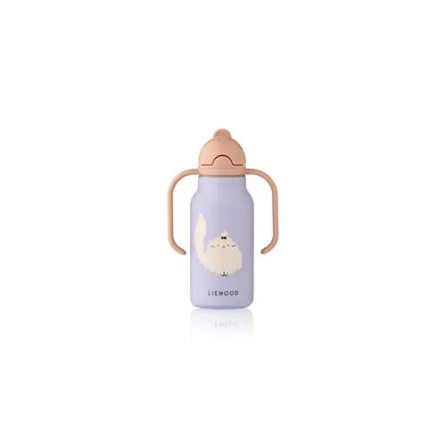 Kimmie Drikkeflaske med håndtak 250 ml - Cat/Warm Lilac