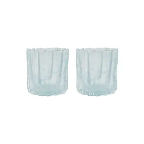 House Doctor - Tealight Holder HDCurl - Blue - Light Blue