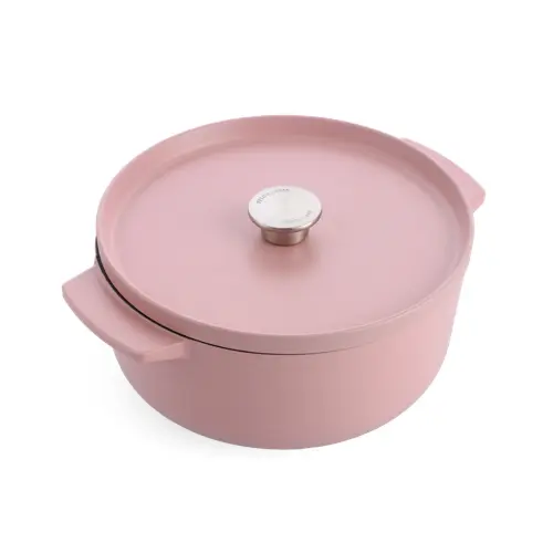 KitchenAid - Cast Iron Casserole - Dried Rose - 26 cm