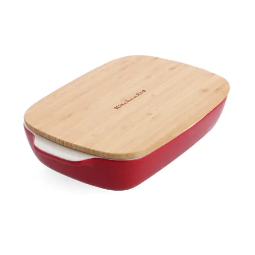 KitchenAid - Medium Baker with Lid - Empire Red