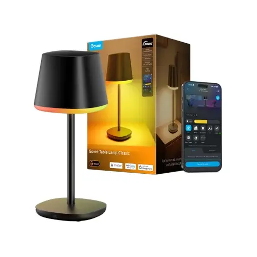 Govee - Table Lamp Classic Elevate your everyday space with RGBICWW technology that blends vivid co