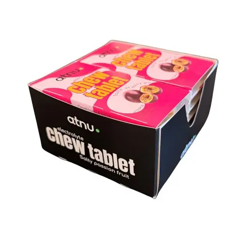 Atnu - Electrolyte Chew Tablet Passion Fruit Box - 12 pcs.