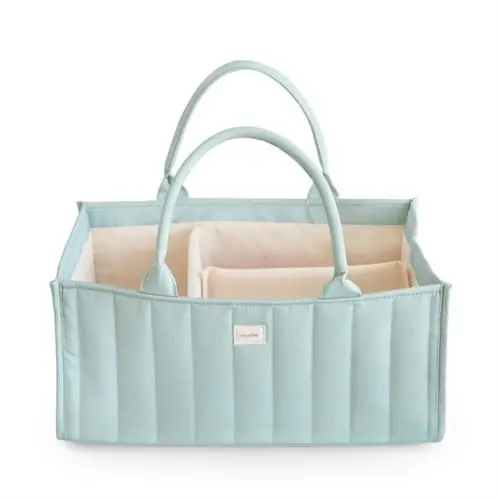 Mushie - Diaper Caddy - Roman Green