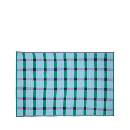 Hübsch - Tento Plaid - Green - 140x200cm