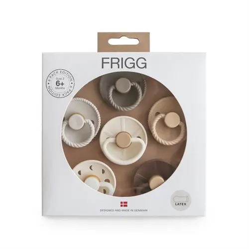 Frigg - 6-Pack Pacifiers - Earthy Wonder - Size 2