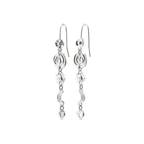 PILGRIM - MISHA Earrings - Silver-Plated - 60 mm
