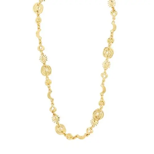 PILGRIM - MISHA Necklace - Gold-Plated - 36 cm + 12 cm Extension Chain
