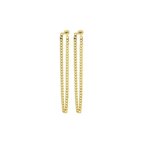 PILGRIM - INNER Chain Earrings - Gold-Plated - 70 mm