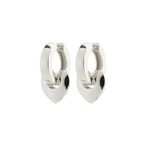 PILGRIM - IOKASTE Chunky Hoops - Silver-Plated - 25 mm