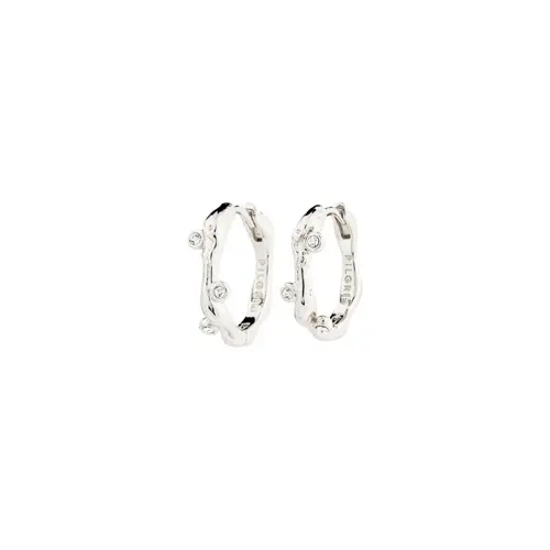 PILGRIM - HERMIONE Earrings - Silver Plated - 16 mm