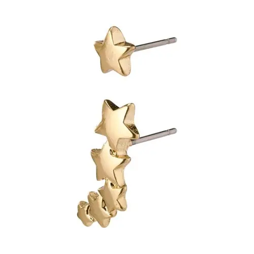 PILGRIM - AVA Star Earrings - Gold-Plated - 20 mm