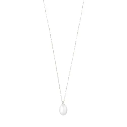 PILGRIM - EILA Freshwater Pearl Necklace - Silver Plated - 40 cm + 9 cm Extension