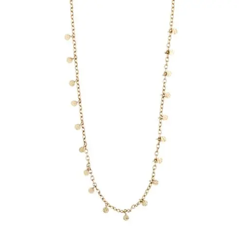 PILGRIM - PANNA Coin Necklace - Gold Plated - 40 cm + 9 cm Extension