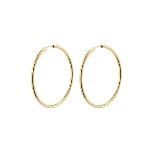 PILGRIM - APRIL Hoop Earrings - Gold Plated - Medium