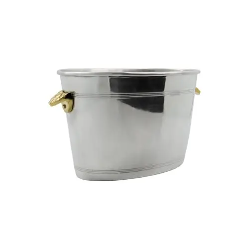 House Doctor - Wine Cooler - Antique Silver Finish