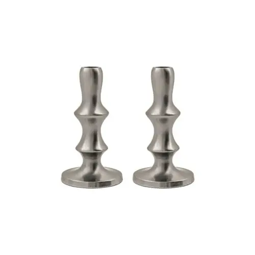 House Doctor - HDReese Candle Holder - Silver Finish - Silver