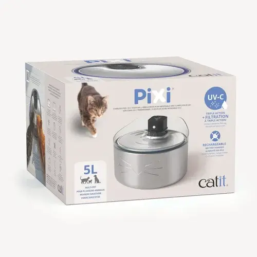 Catit - PIXI Stainless Steel UV-C Drinking Fountain