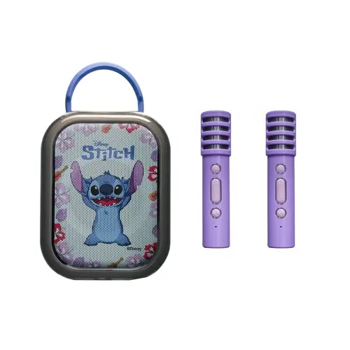 Lexibook - Stitch Bluetooth® karaoke with 2 wireless microphones (BTC030D)