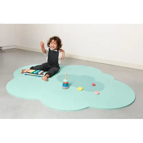Quut - Large Playmat - Head in the clouds Minty Green - Large