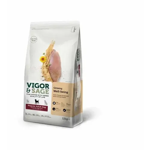 Vigor&Sage - Regular adult ginseng - 12kg dog food